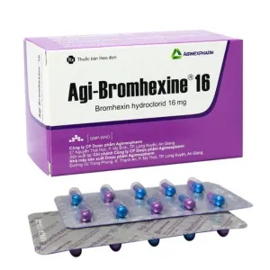 Agi Bromhexin 16mg Agimex - Thuốc Điều Trị Rối Loạn Tiết Dịch Phế Quản Mạnh Mẽ